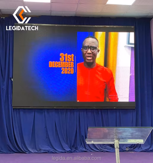 Legida P2 P3 P3.9 P4 P4.8 LED Video Wall Panel Fine Pixel Pitch Fixed Indoor Advertising LED Screen Display