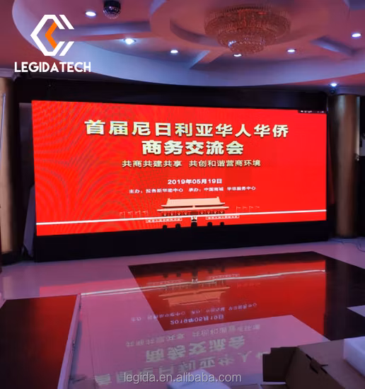 Legida P2 P3 P3.9 P4 P4.8 LED Video Wall Panel Fine Pixel Pitch Fixed Indoor Advertising LED Screen Display