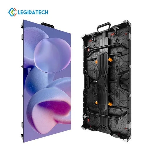 Cabine de DJ de vídeo de fundo de palco Tela LED para eventos coloridos Tela de exibição LED para aluguel de parede móvel para palco