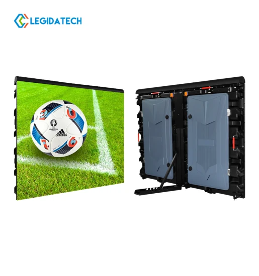 Venda quente publicidade estádio esportivo tela LED ajustável digital P8 P10 perímetro de futebol display LED